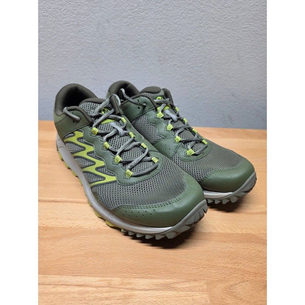Merrell Men's Trail Running Shoes J066487 Olive Green Grey Lime Green US 13